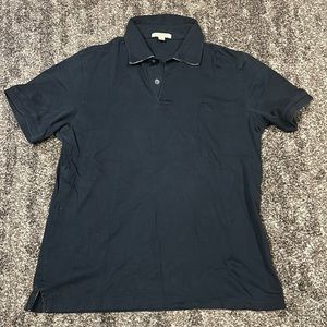 Black Burberry polo